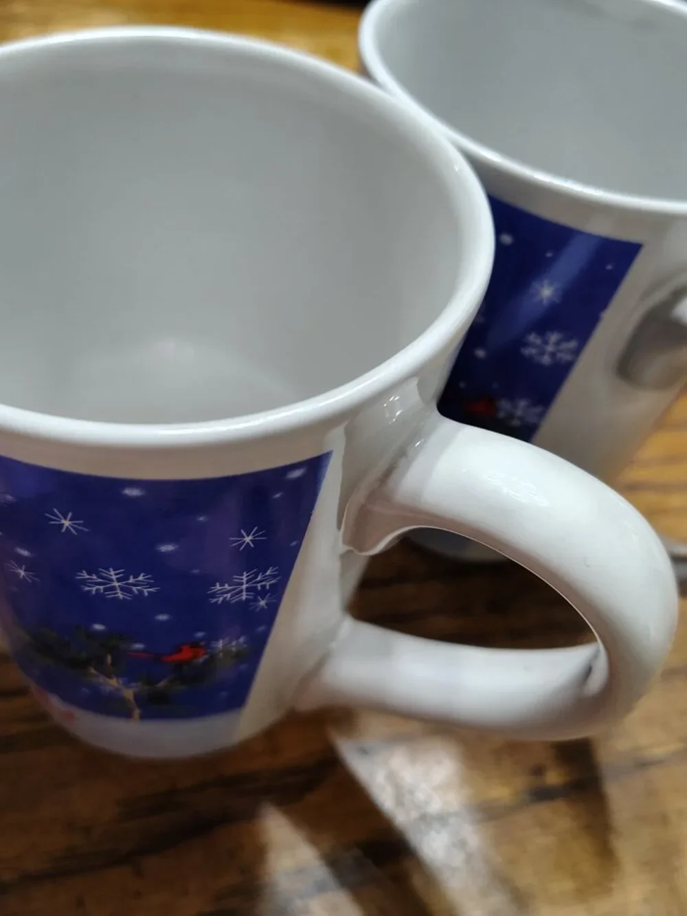 Two Christmas Themed Mugs 